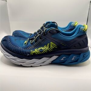 HOKA ONE ONE Arahi 2 Caribbean Sea Dress Blue Men’s Running Shoes Size 9